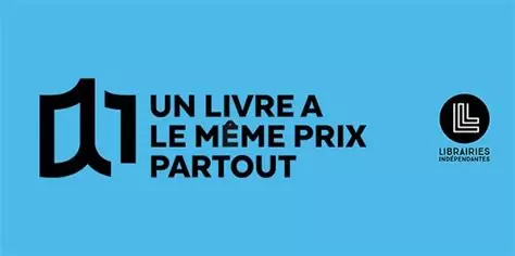 Un livre a le même prix partout